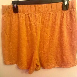 Garnet Hill pajama lounge shorts peach M EUC